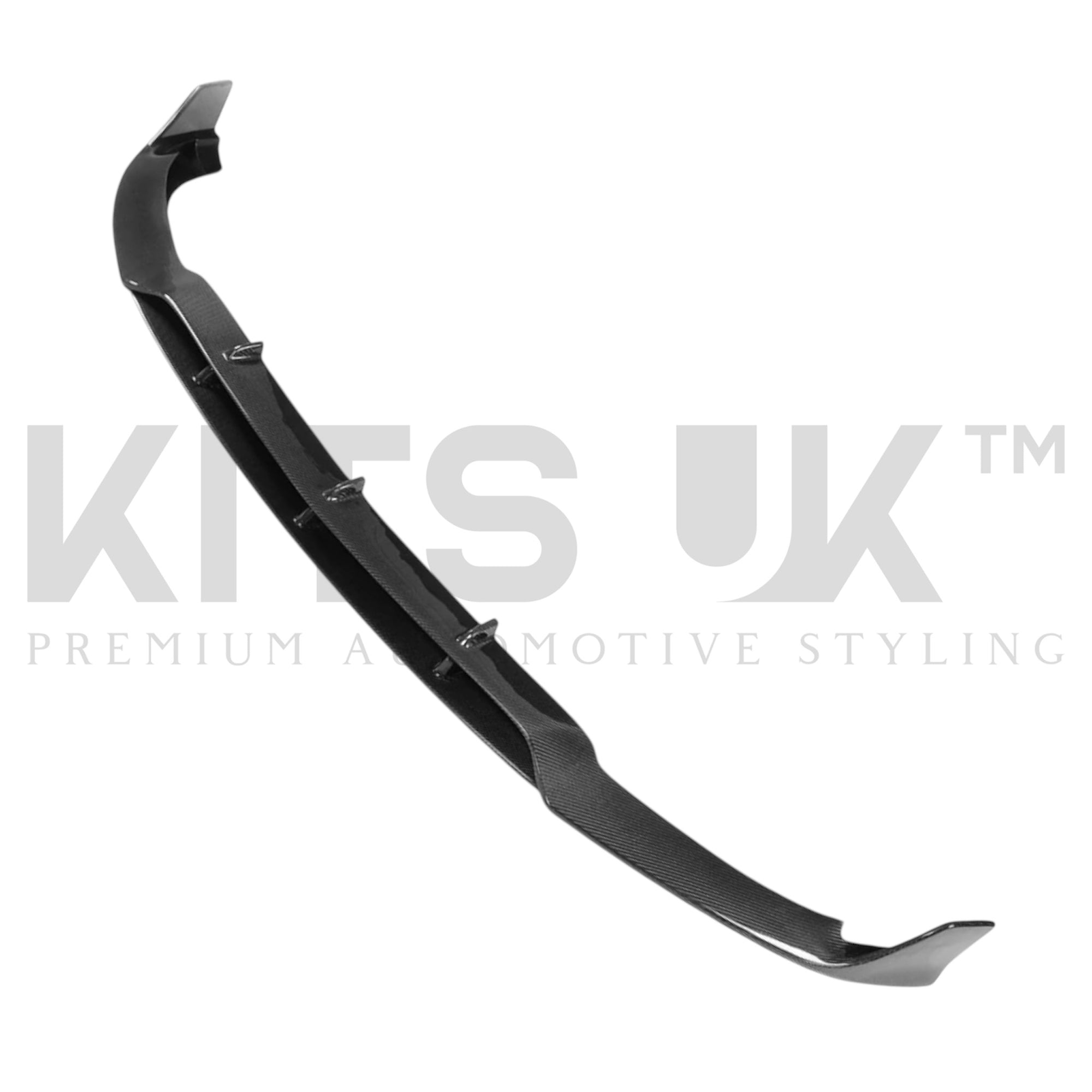 Mercedes W205 C63 Coupe Carbon Fibre Splitter– B Style high-quality image showcasing the aggressive front-end upgrade.
