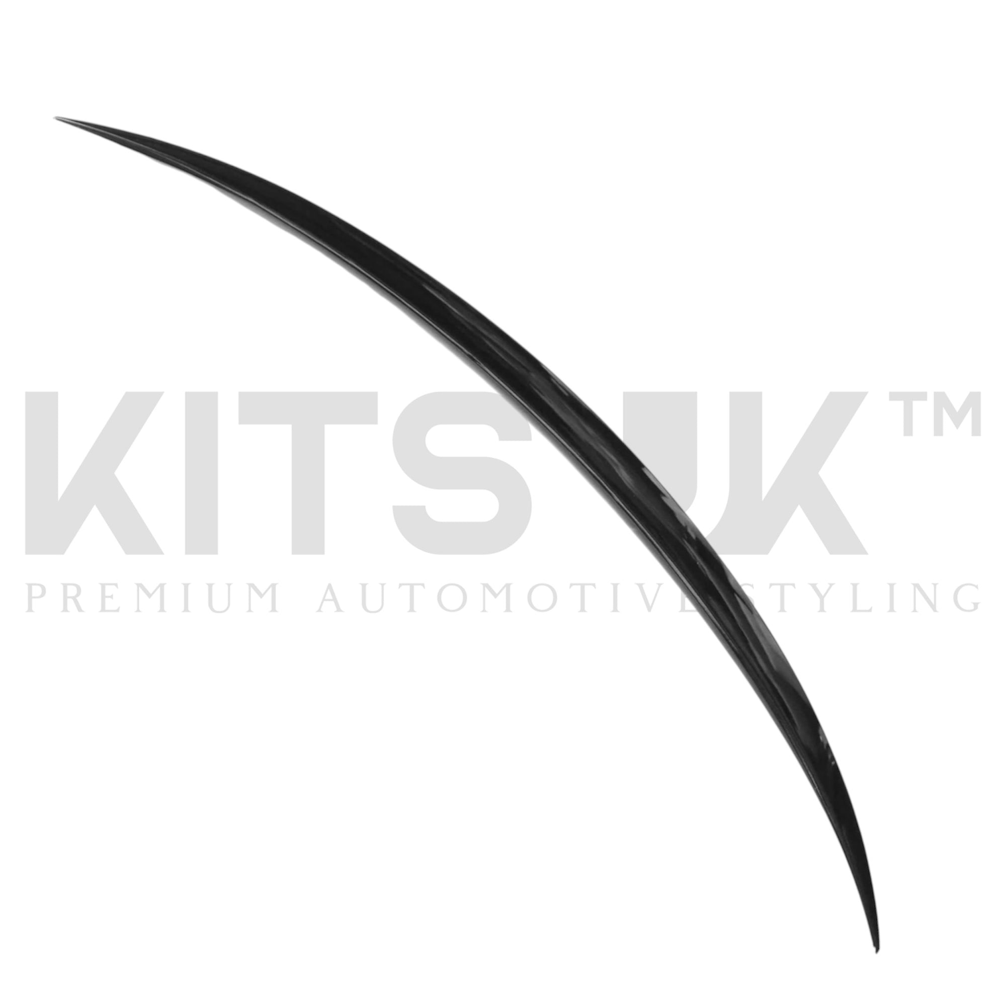 Mercedes C Class W205/C63 Saloon Spoiler Gloss Black - KITS UK