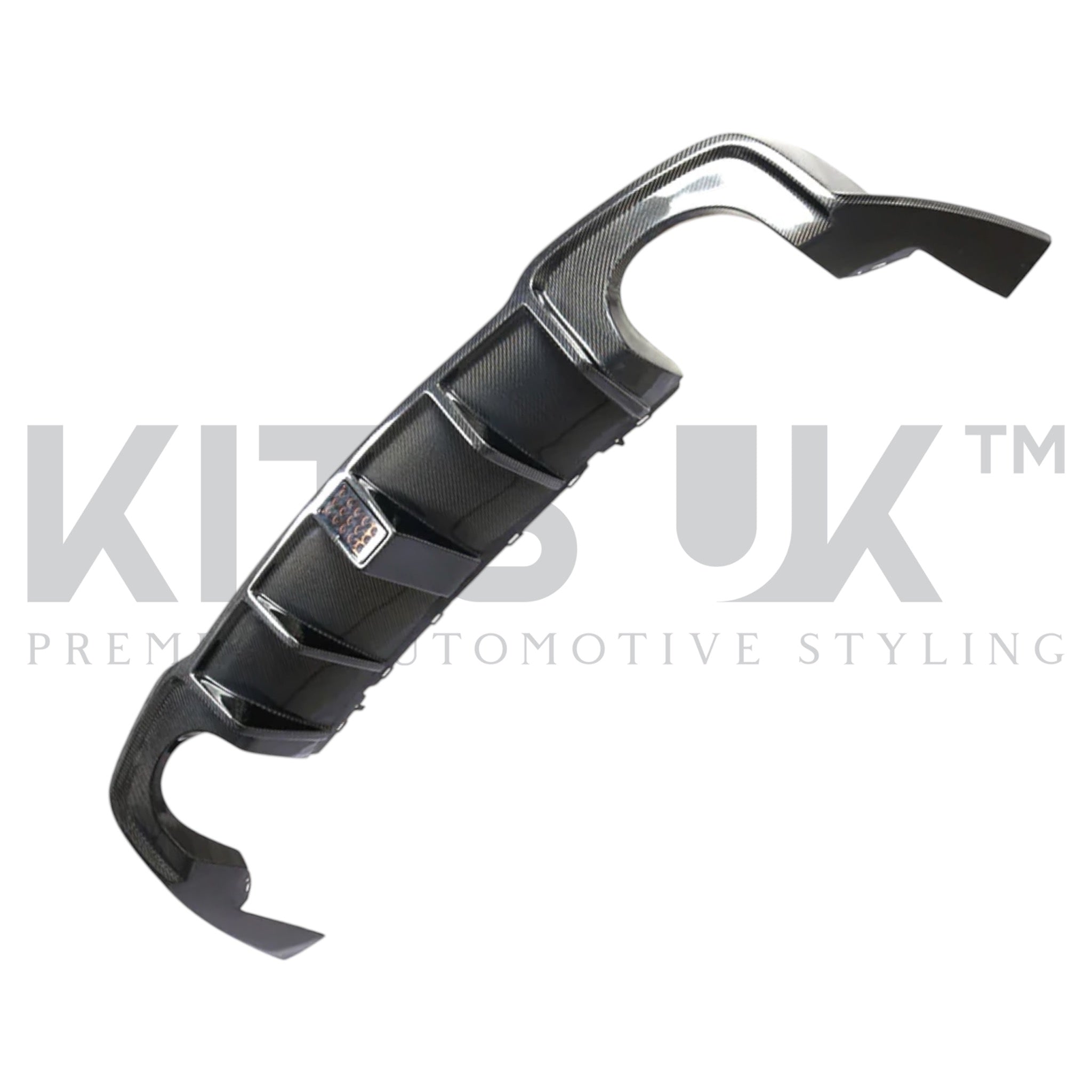 AUDI RS3 8V SALOON REAR CARBON DIFFUSER WITH DTM LIGHT - KITS UK