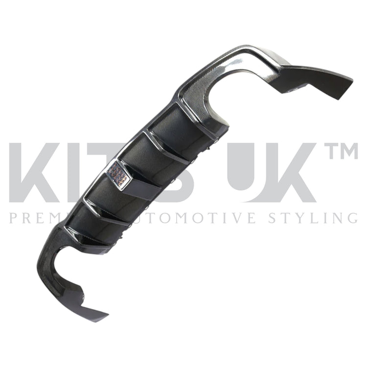 Audi RS3 8V Saloon Rear Carbon Diffuser with DTM Light