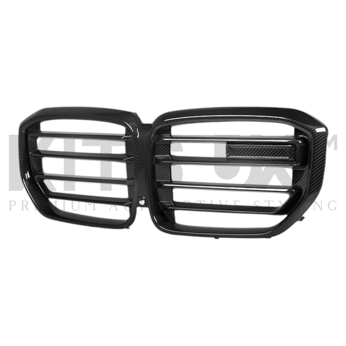 BMW X5, G05 LCI Carbon Fibre Dual Line Grille - KITS UK