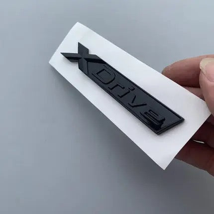 Genuine BMW M340d XDrive Gloss Black Wing Badge Set - UK Seller