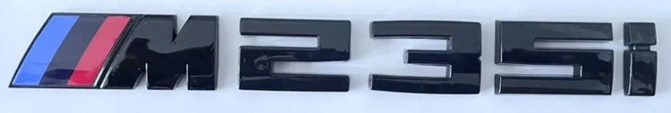 BMW M235i Black Tailgate Badge