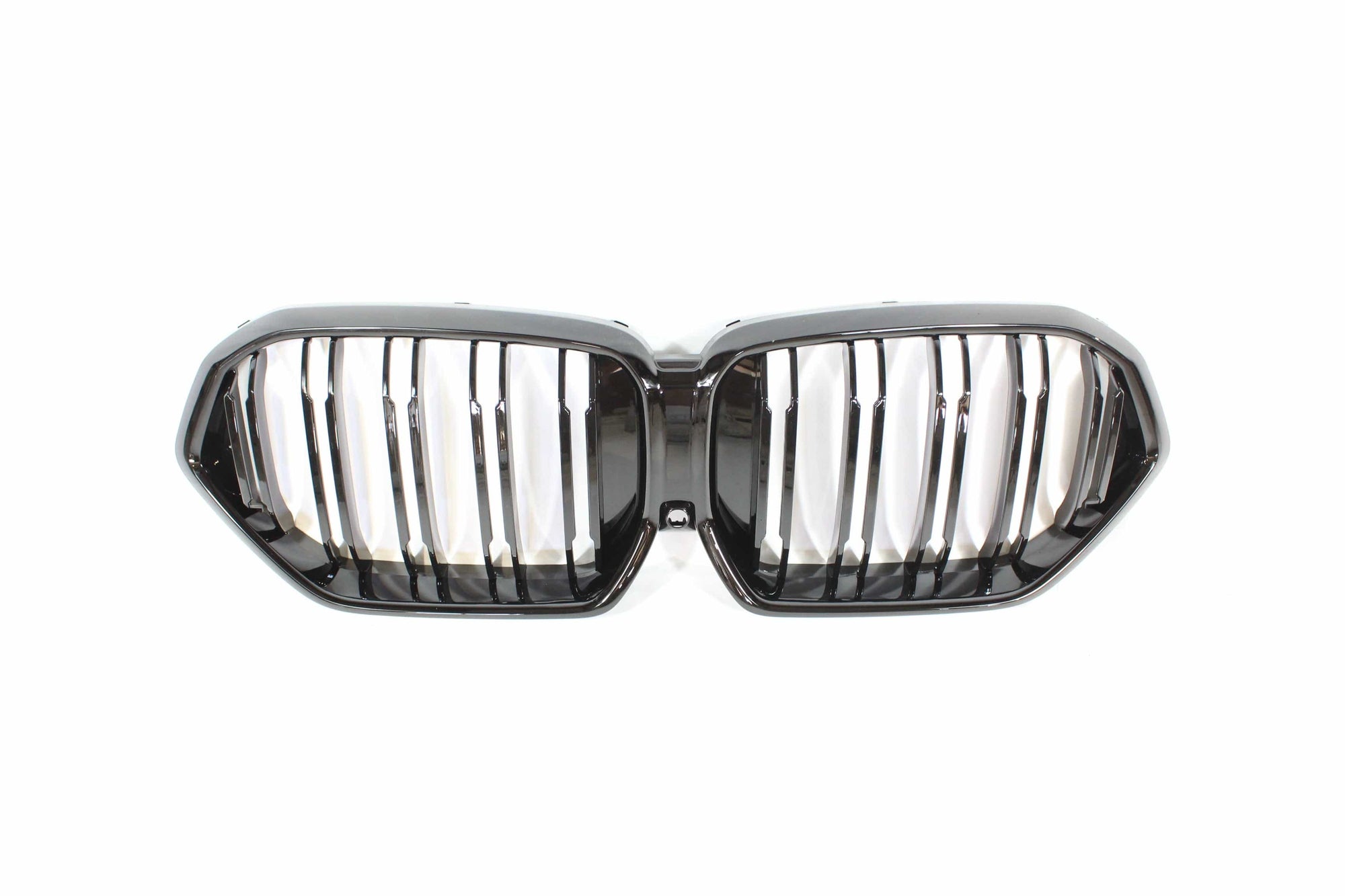 BMW G06 X6 aftermarket grille in gloss black, made from high quality ABS plastic, fits 2020-current models.