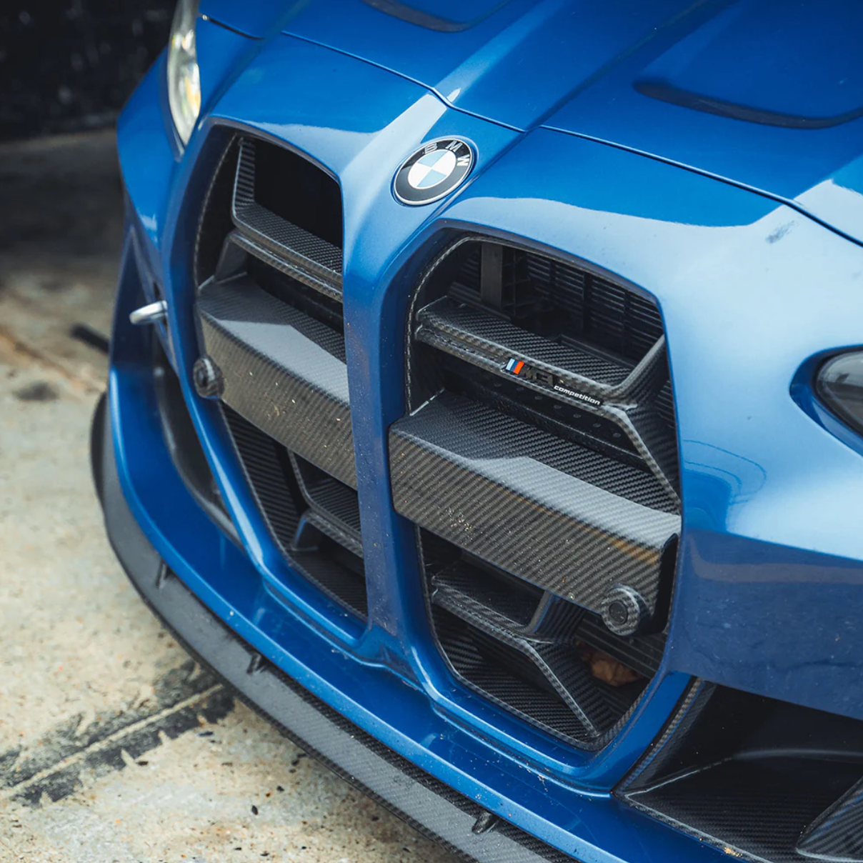 BMW M3/M4 - G80/G81/G82/G83 Carbon Fibre Grille - Without ACC