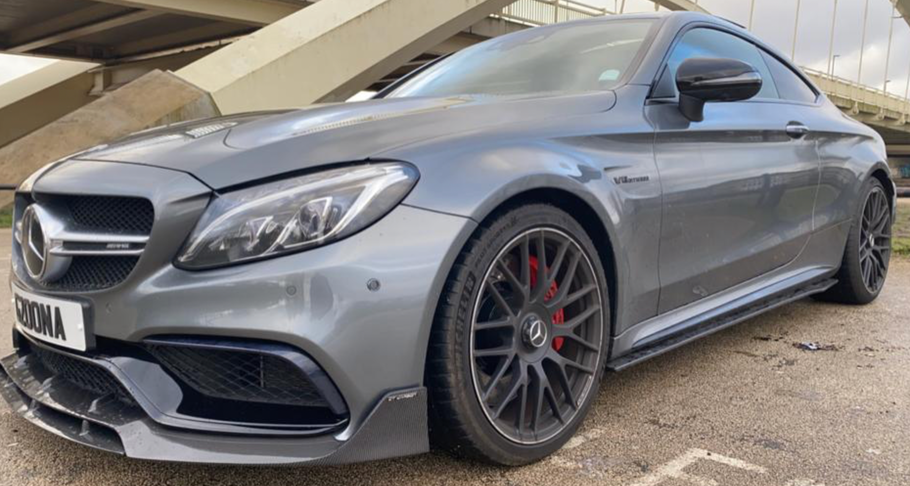 Mercedes C63 Saloon/Coupé Carbon Fibre Side Extensions