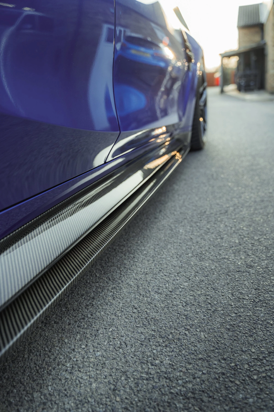 BMW M3 G80/G81 - Carbon Fibre Side Skirt Replacement & Extension - CT Design