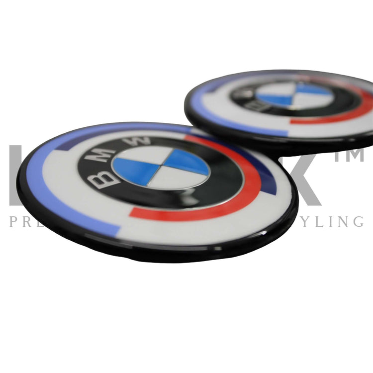 dechromed BMW G series roundels