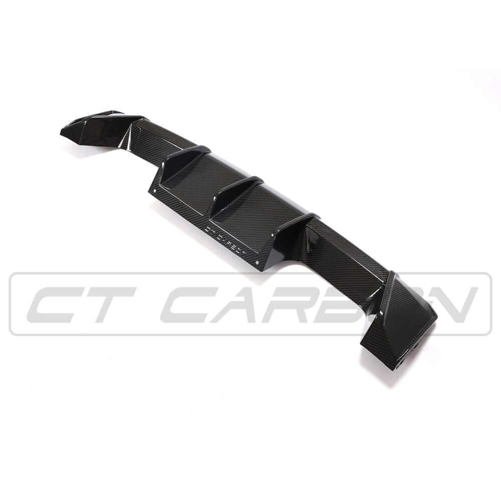 BMW G80 M3 FULL CARBON FIBRE KIT - MP STYLE Spoiler showcasing sleek design and high-quality pre-preg carbon fibre construction.