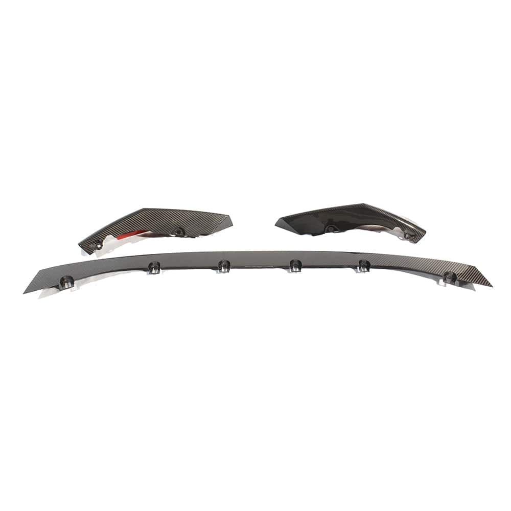 BMW G80 M3 FULL CARBON FIBRE KIT - MP STYLE including front splitter and side skirts in carbon fibre.