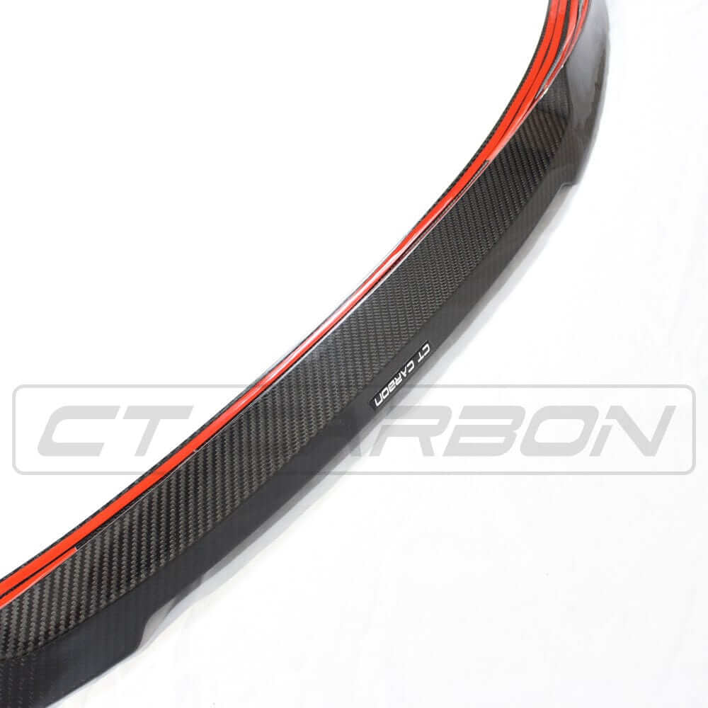 BMW G80 M3 FULL CARBON FIBRE KIT - MP STYLE front splitter showcasing high-quality pre-preg carbon fibre design.
