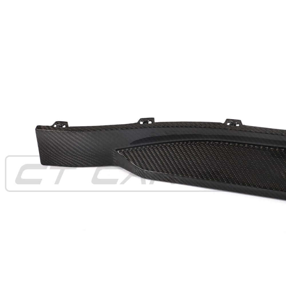 BMW G80 M3 FULL CARBON FIBRE KIT - MP STYLE front splitter made from lightweight pre-preg carbon fibre.