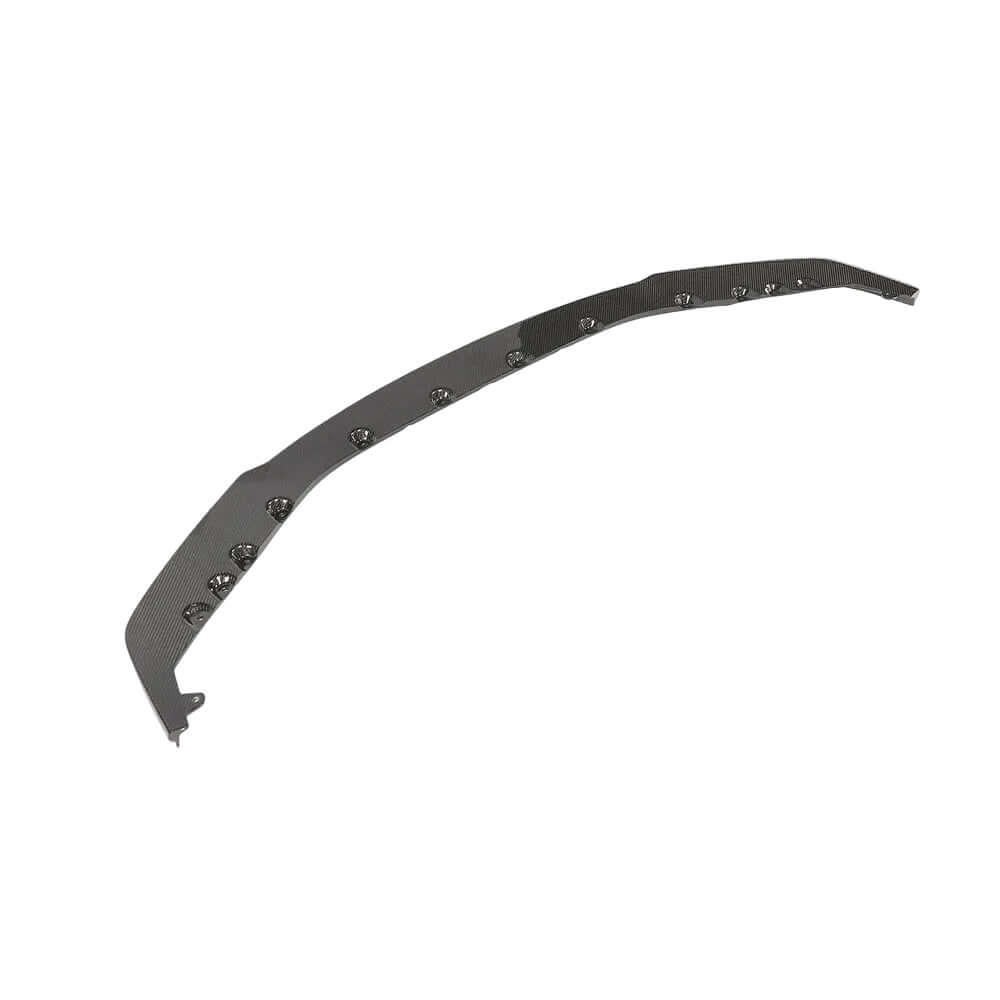 BMW M3 M4 carbon fibre splitter- V4 designed for aggressive front-end styling and enhanced aerodynamics.