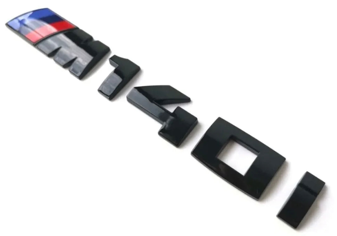 BMW M3 boot/tailgate Badge in gloss black 26mm tall | eBay