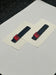 Audi S-Line Style Side Wing Replacement Badges x2 (Gloss Black)