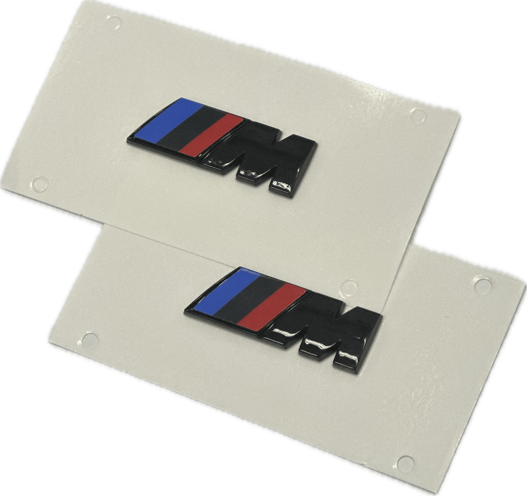 BMW F & G Series Gloss Black Side Wing Badges x1 pair KITS UK