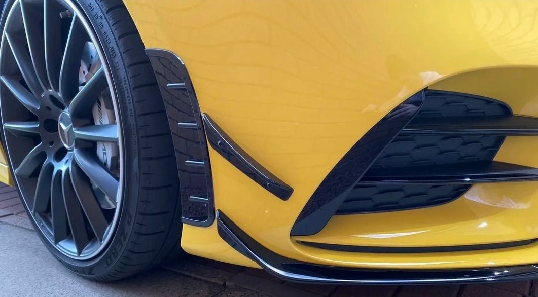 Mercedes AMG Line/A35 Front Bumper Side Vent Trims - KITS UK