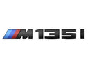 BMW M135i Black Tailgate Badge
