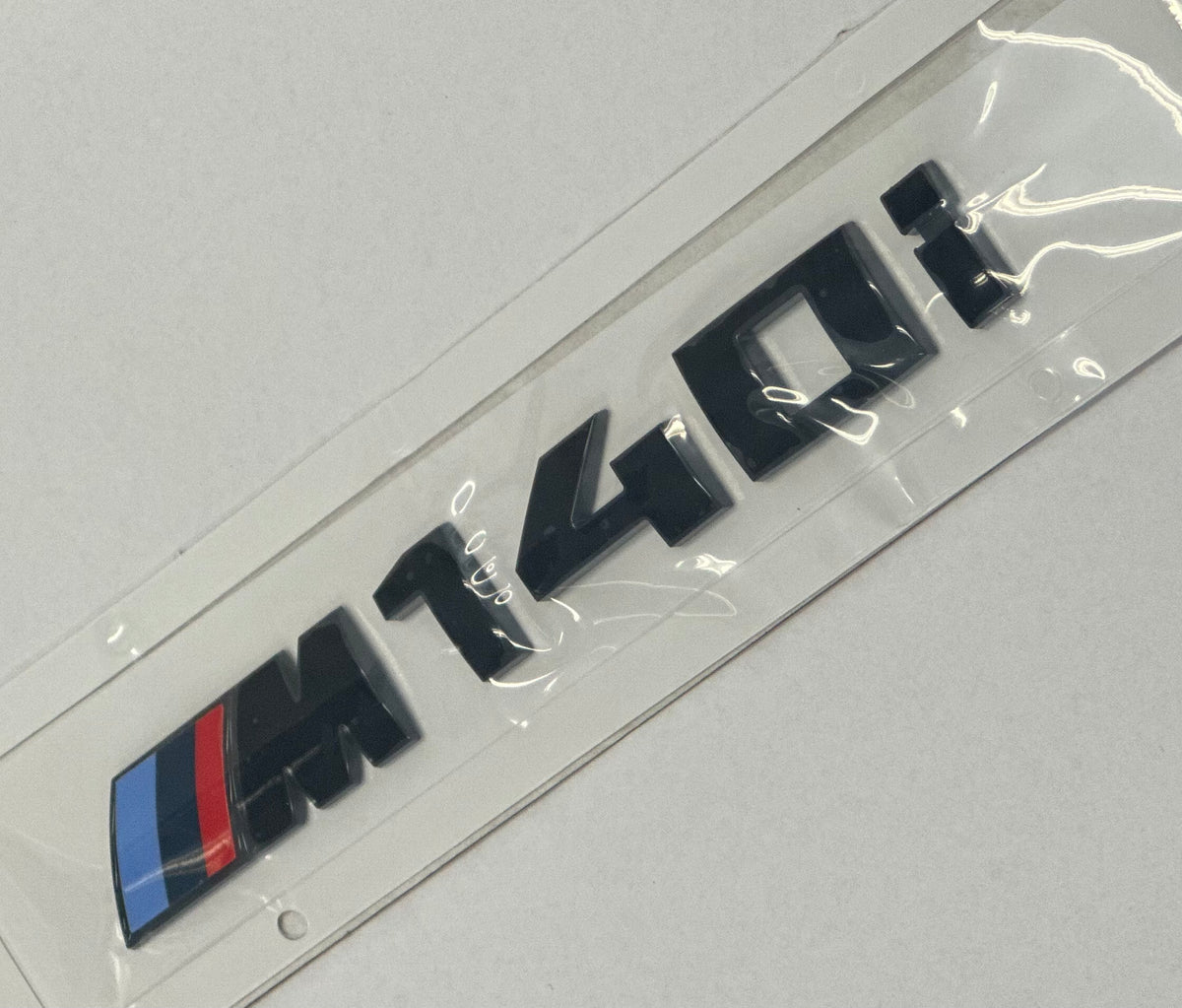BMW M140i Black Tailgate Badge KITS UK