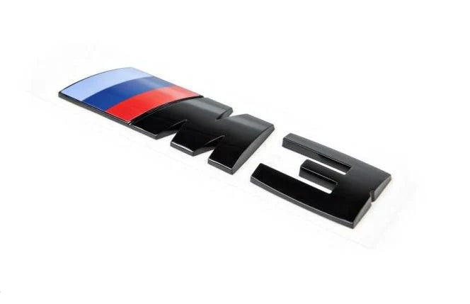 BMW M3 Black Tailgate Badge