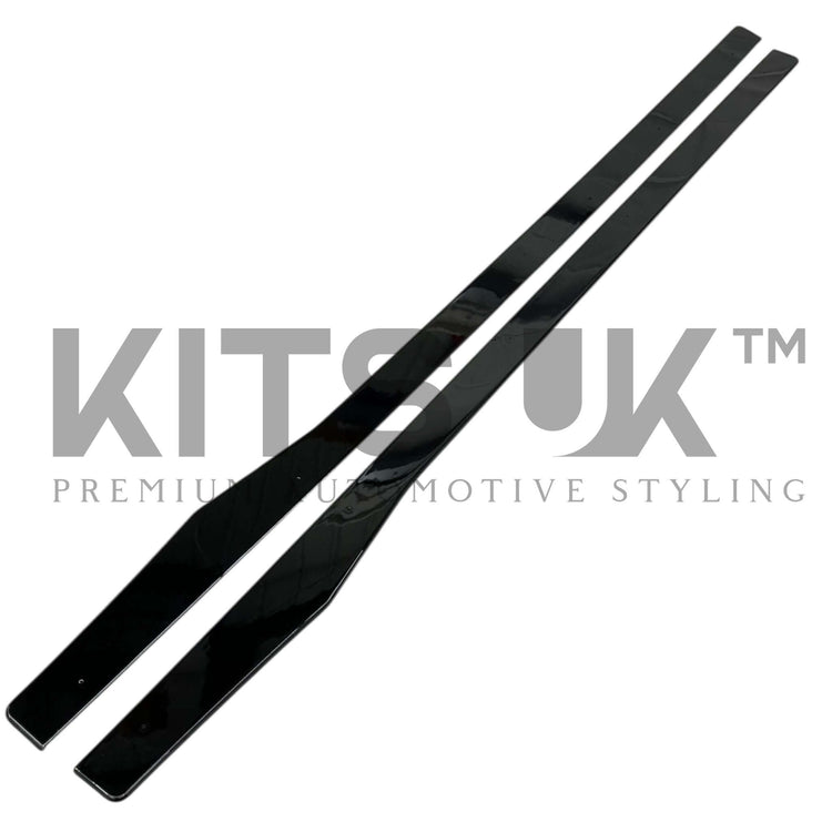 Mercedes C Class side extensions Black