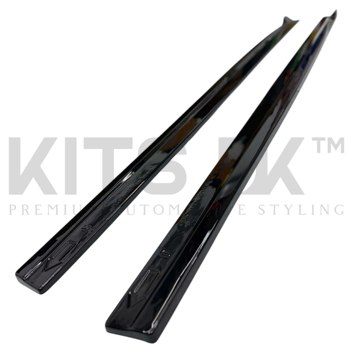 Mercedes W177 A35 A45 Side Skirt Extensions – Gloss Black