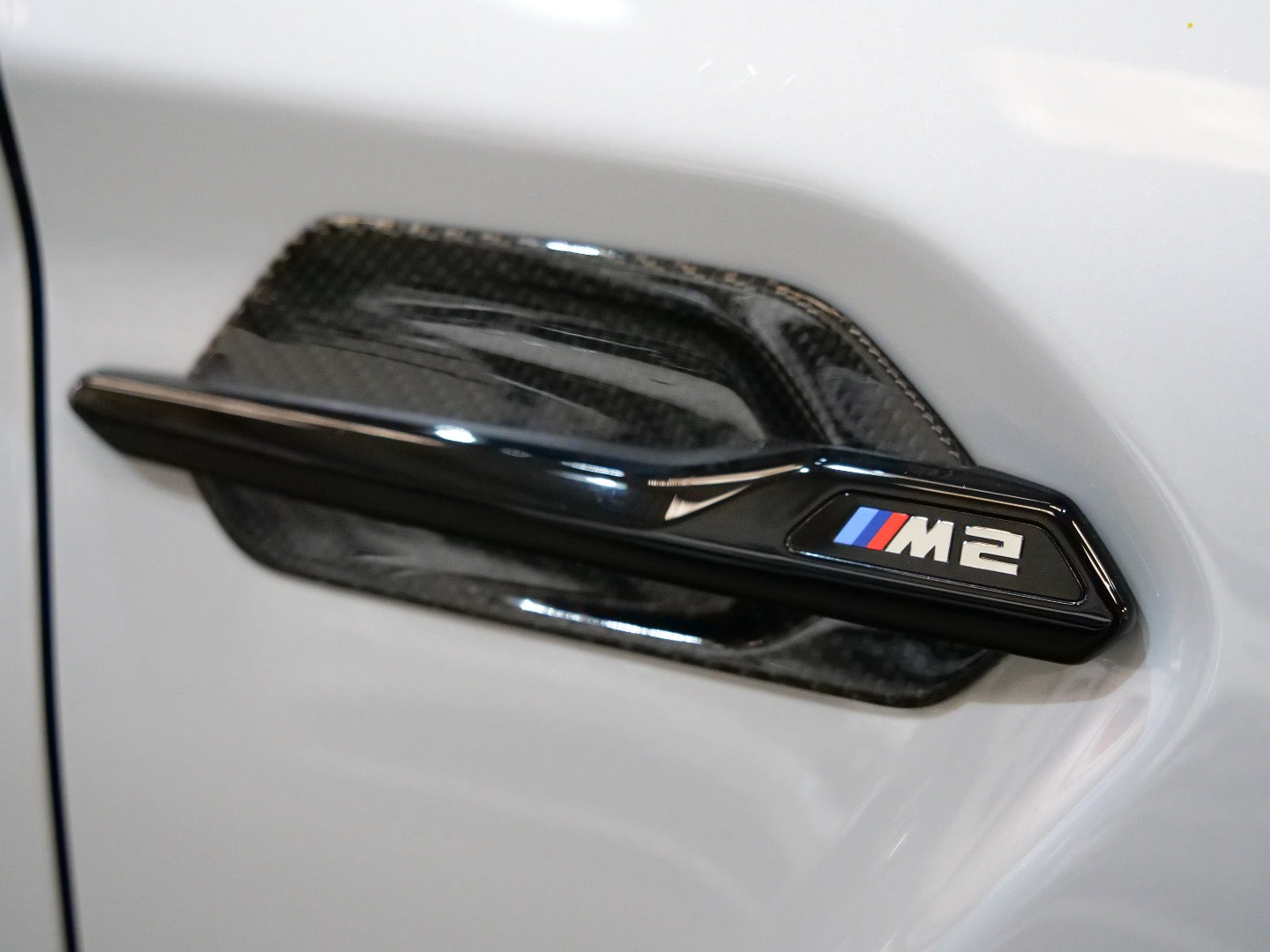F87 M2 Competition Side Vent Trims (Carbon Fibre) - OEM