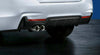 4 Series F32/F33/F36 Rear Diffuser (Matte Black) - OEM - KITS UK
