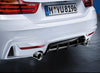 4 Series F32/F33/F36 Rear Diffuser (Matte Black) - OEM - KITS UK