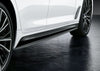 5 Series G30/G31 Side Skirt Extensions (Matte Black) - OEM