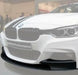 3 Series F30/F31 Front Splitter (Matte Black) - OEM