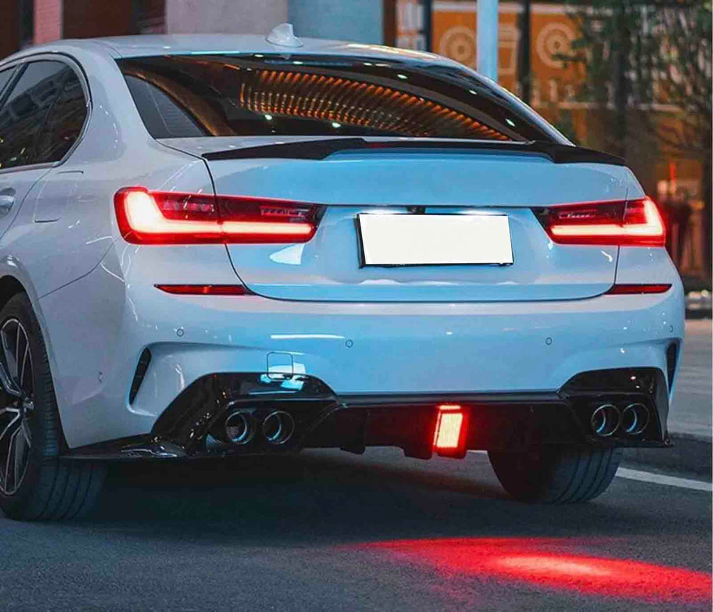 BMW 3 Series G20/G21 Quad Diffuser with DTM Rain Light
