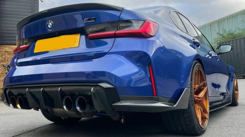 BMW G80/G81 M3 - MP Style Carbon Fibre Diffuser - KITS UK