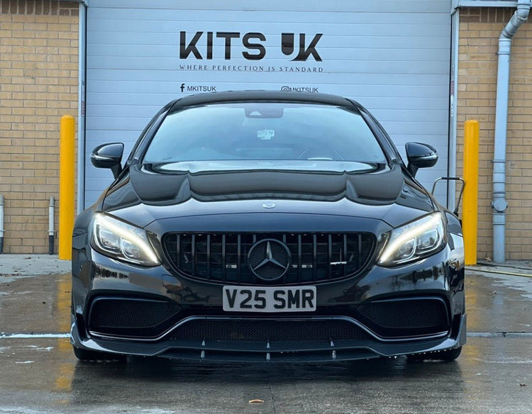 Mercedes W205 C63 Coupe Carbon Fibre Splitter– B Style