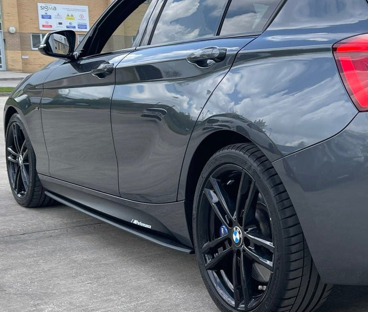 BMW F20 F21 side extensions | gloss black