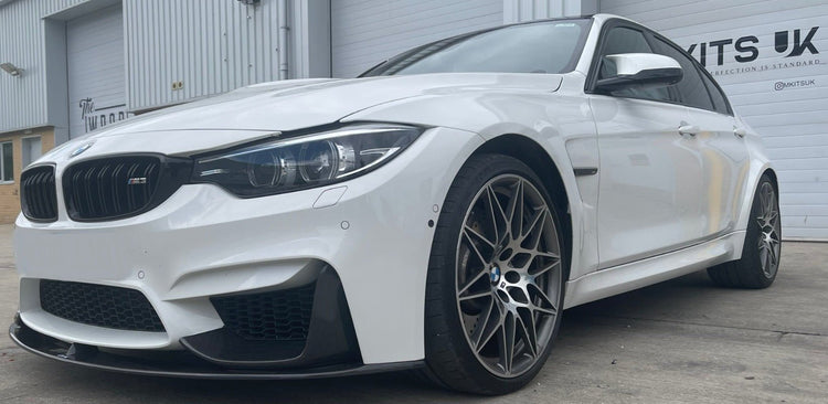 BMW M3/M4 (F80/F82/F83) MP Style Carbon Fibre Splitter (3pcs)