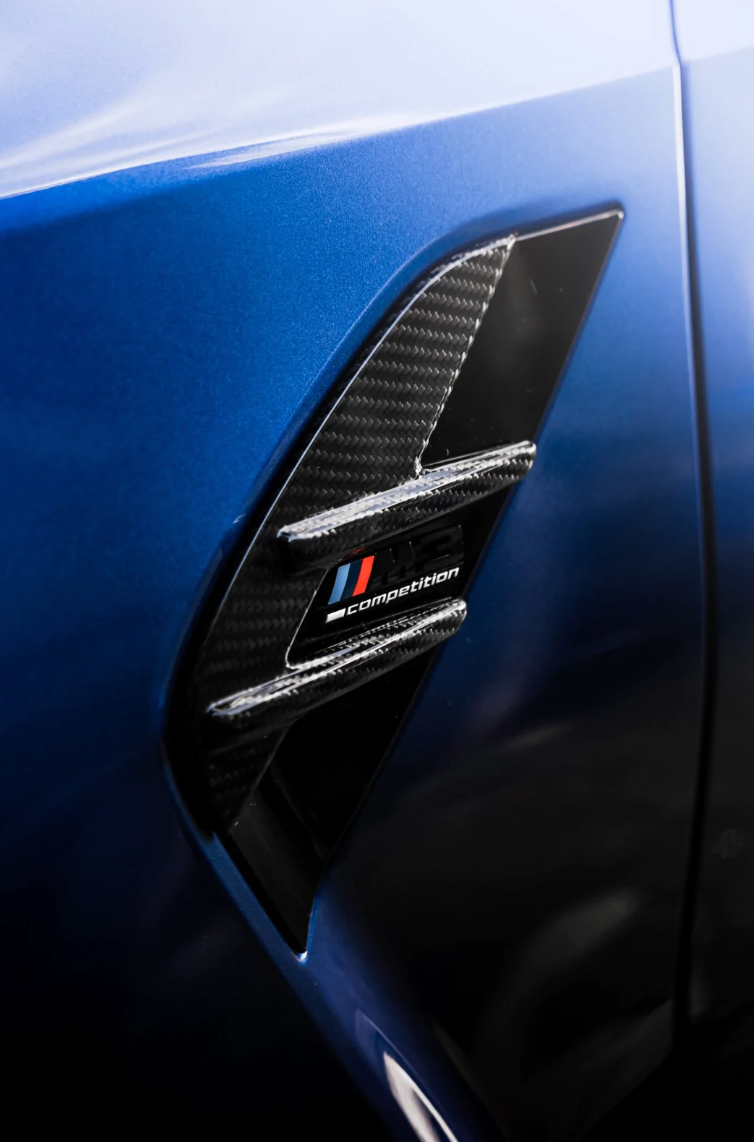BMW M3 G80 Carbon Fibre Fender Trims - KITS UK
