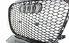 Audi A1/S1 2010-2014 All Black Honeycomb Grille - CT Grille - KITS UK