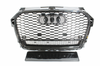 Audi A1/S1 2015-18 Facelift All Black Honeycomb Grille -  CT Grille - KITS UK