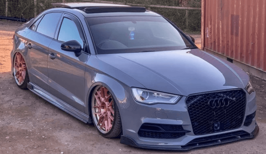 AUDI A3 SLINE & S3 FACELIFT SALOON 8V CARBON FIBRE SPLITTER KITS UK