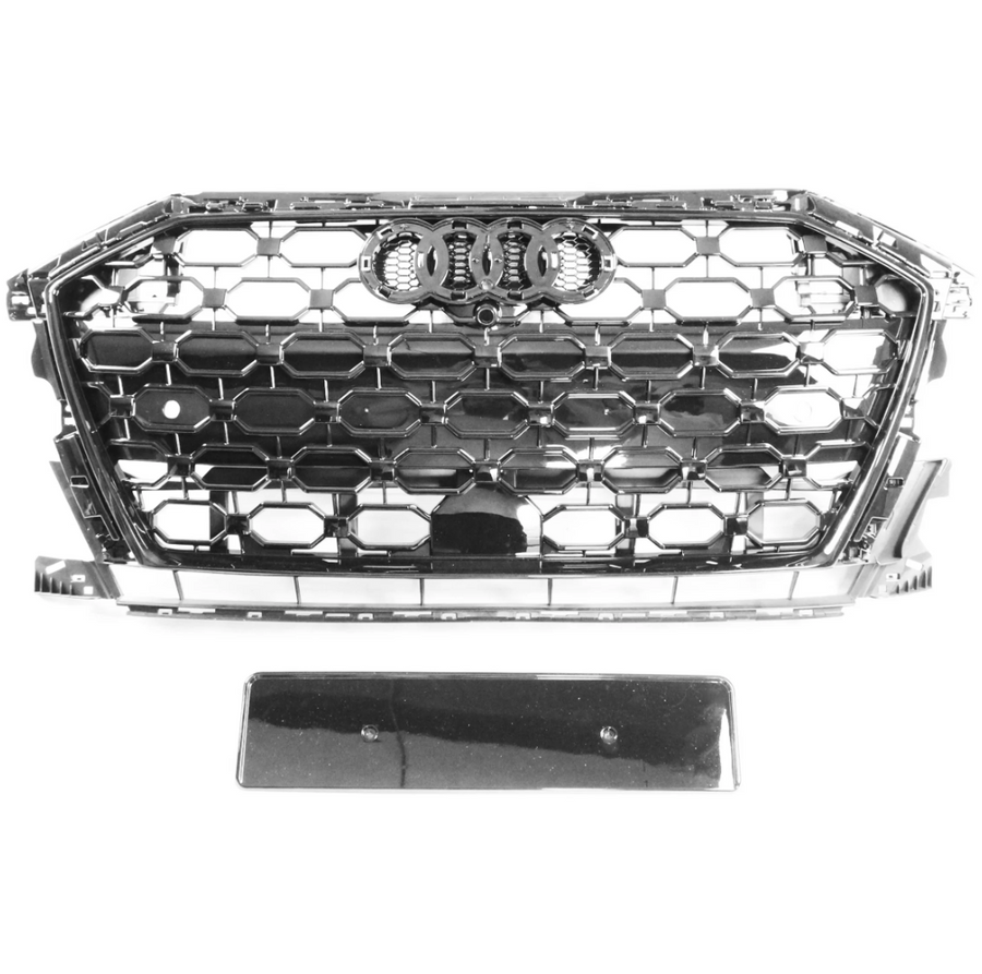 AUDI A3/S3 8Y 2020+ ALL BLACK HONEYCOMB GRILLE - KITS UK