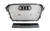 AUDI A4 S4 B8.5 2012-2016 ALL BLACK HONEYCOMB GRILLE - CT Grille - KITS UK