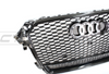 AUDI A4 S4 B8.5 2013-2016 ALL BLACK HONEYCOMB GRILLE - CT Grille - KITS UK