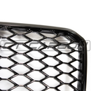 AUDI A4 S4 B9 2016-2019 ALL BLACK HONEYCOMB GRILLE - CT Grille - KITS UK