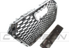AUDI A4 S4 B9 2016-2019 ALL BLACK HONEYCOMB GRILLE - CT Grille - KITS UK