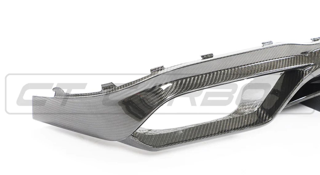 Mercedes E63 W213 Carbon Fibre Diffuser - CT Design - KITS UK