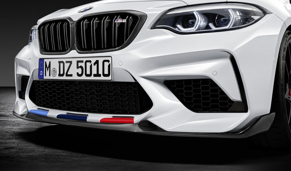 M2 F87 Front Splitter (Carbon Fibre) - OEM