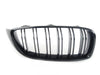 F80 M3 Kidney Grilles (High Gloss Black) - OEM