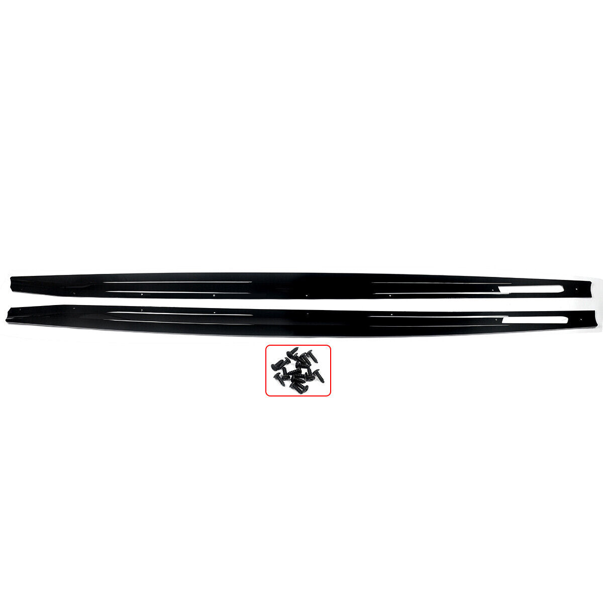 BMW 4 Series G22, G23, M Sport Side Extensions Pre-LCI (Gloss Black)