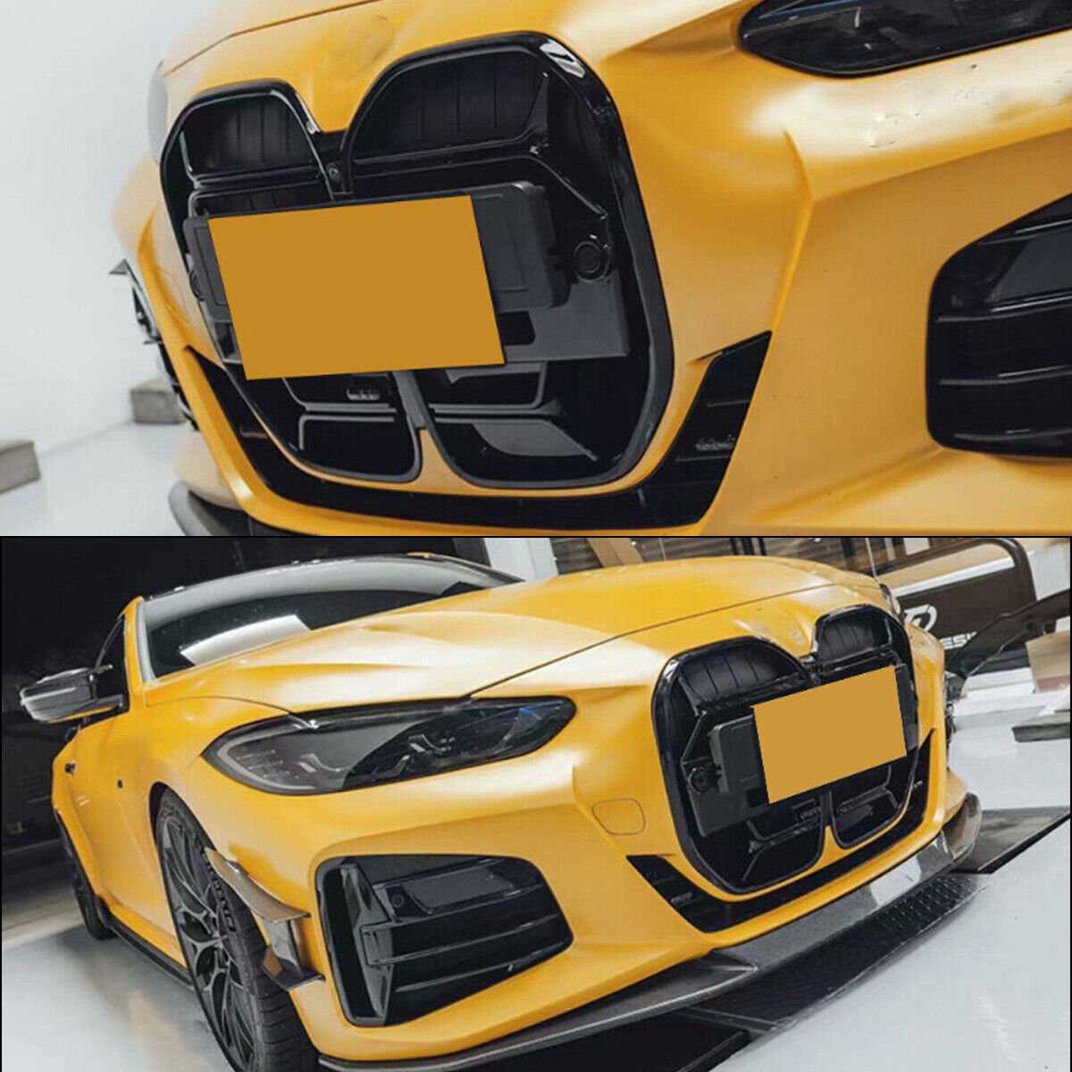 Gloss Black CSL Style Front Grille for BMW 4 - Series G22 G23 2021+ - KITS UK
